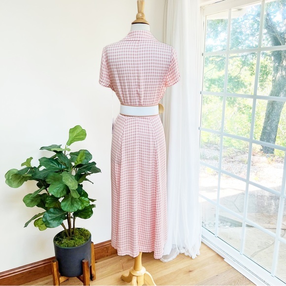Anthropologie Reformation gingham midi dress - Picture 10 of 12